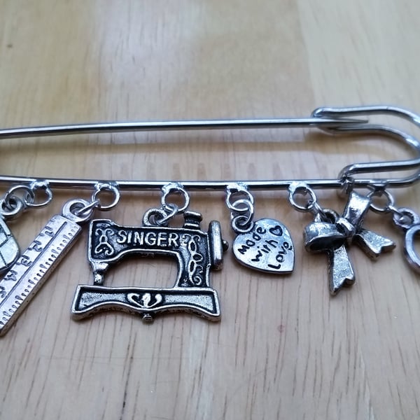 Craft Themed Brooch Pin
