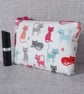 Large coin purse, pouch, cats - Image 4