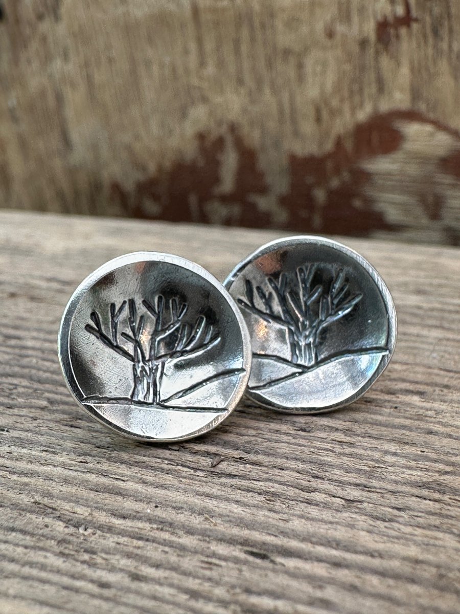 Tree Stud Earrings