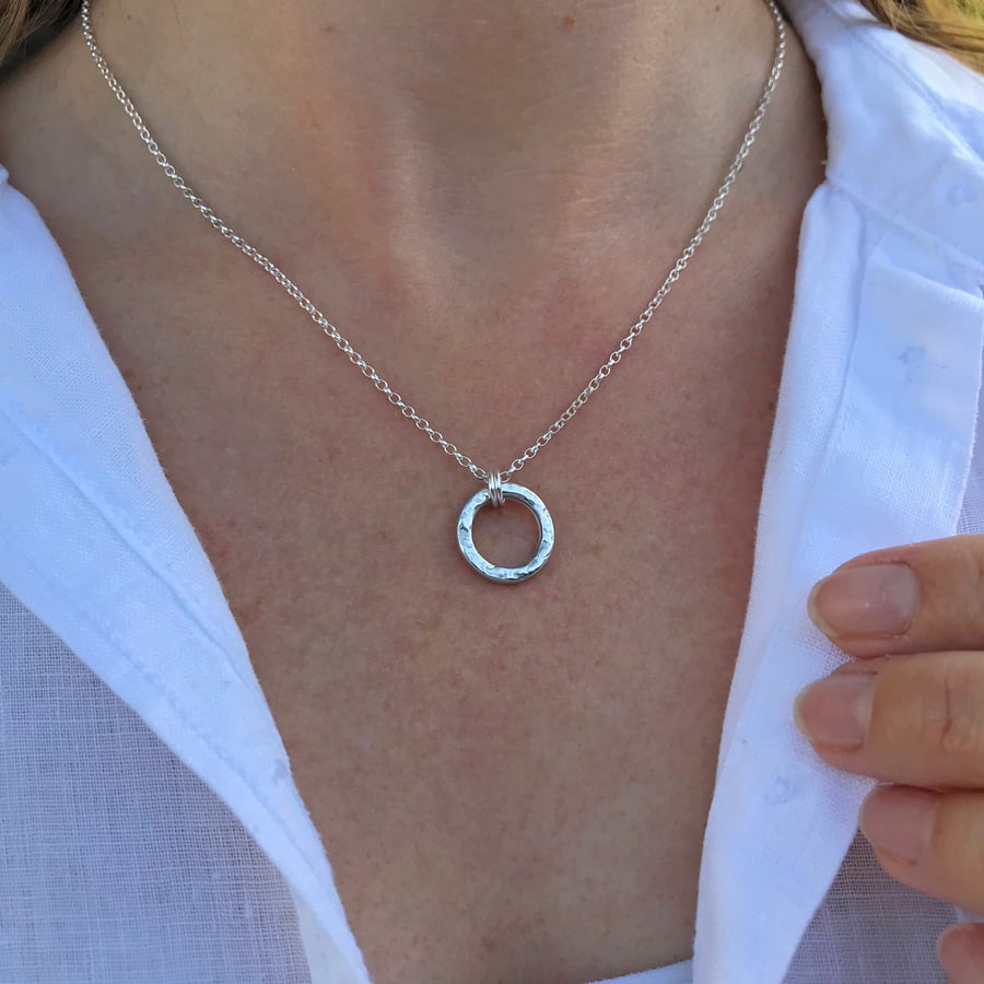 Sterling silver chunky polo necklace - Available with longer length chain