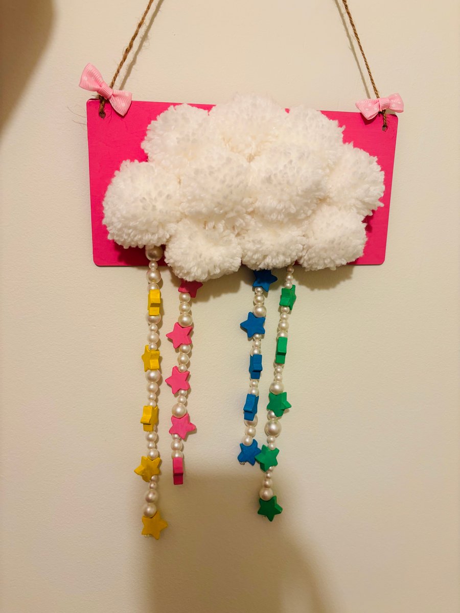 Can’t have rainbows without rain wall hanging 