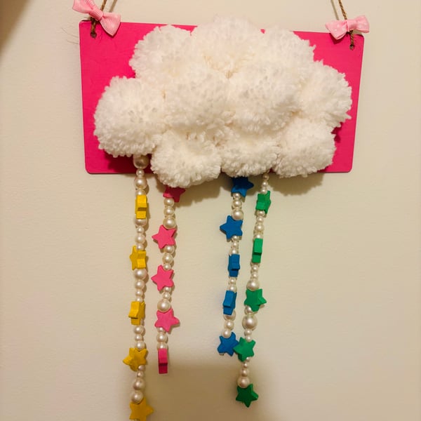 Can’t have rainbows without rain wall hanging 