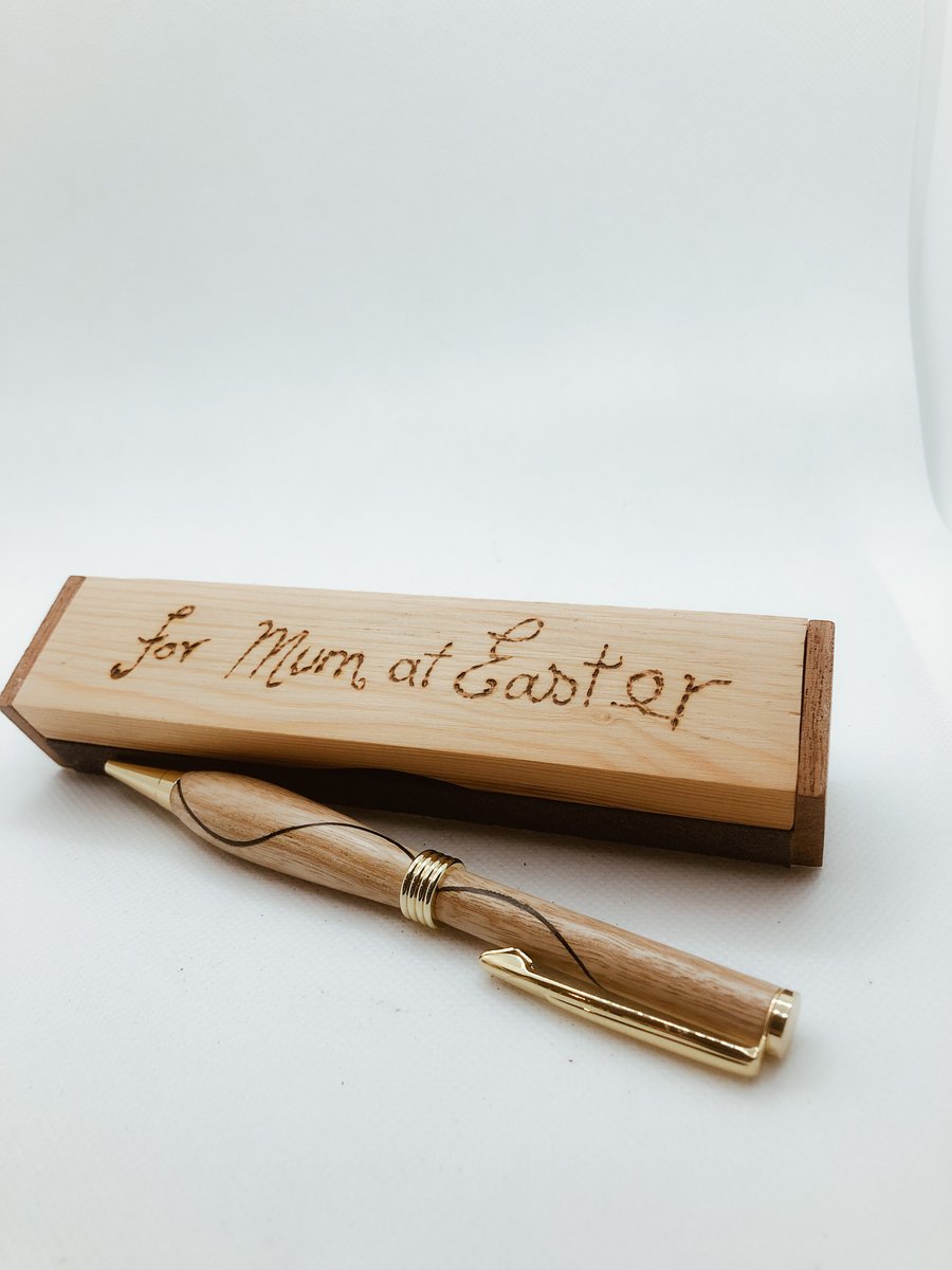 Easter gift of boxed handcrafted pen