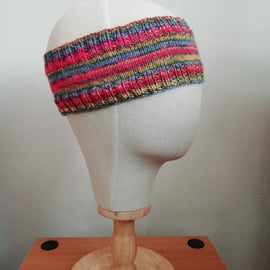 Hand knitted Headband. 