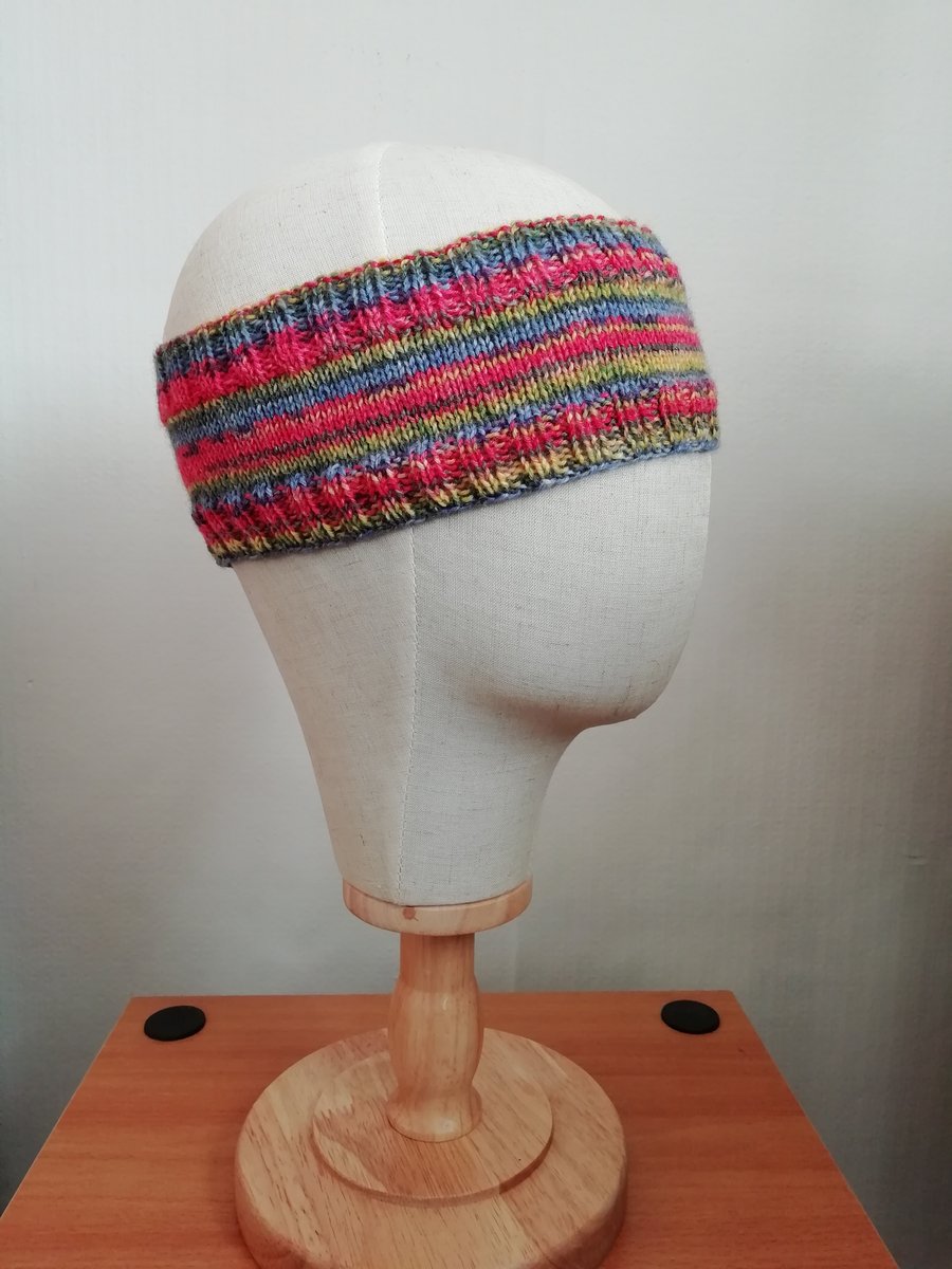 Hand knitted Headband. 