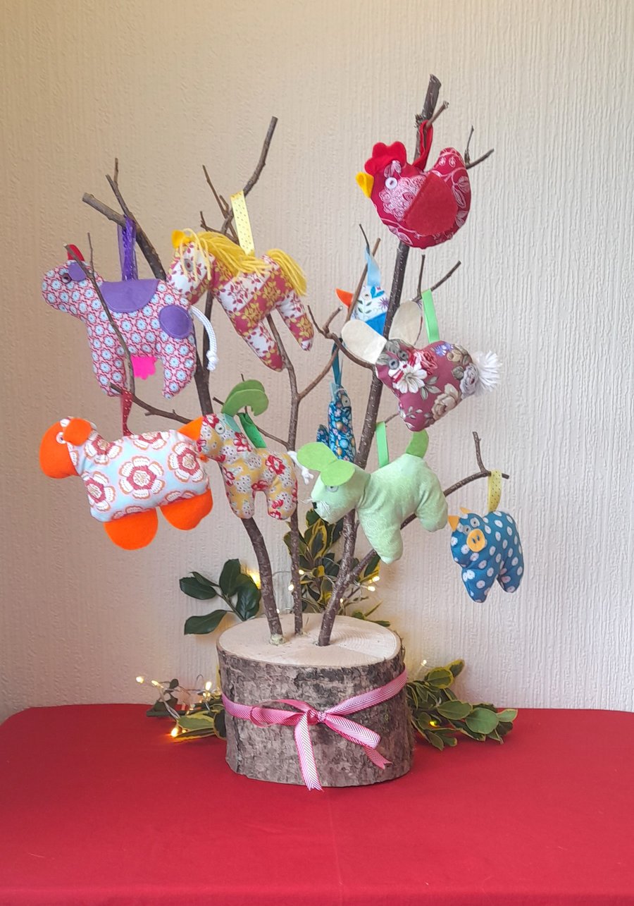 Lavender Scented Animals, Hanging Decoration, Drawer Scenters, Stocking Filler.