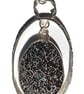 Dinosaur Bone Oval Necklace Recycled Sterling Silver Handmade Jewellery Gift - Image 3