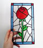 Stained Glass Rose Window Hanging - Image 3
