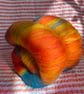 Wool Art Batt - "Rusted Tropics" - Image 3