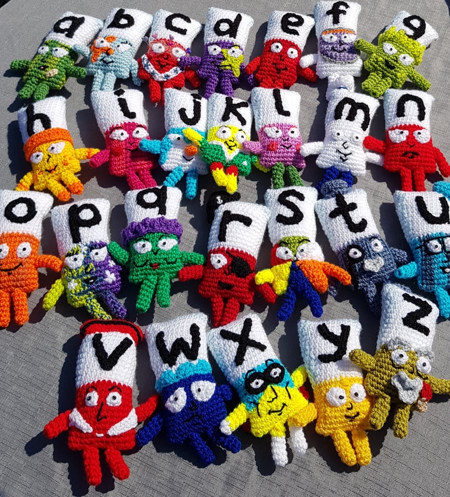 Crochet Alphabet Letters (Alphablocks)
