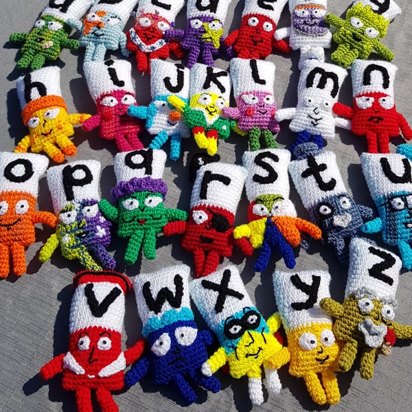 Crochet Alphabet Letters (Alphablocks)