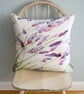 Lavender Flower Cushion - "Lavender Fields" in 100% cotton
