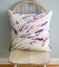 Lavender Flower Cushion - "Lavender Fields" in 100% cotton - Image 1