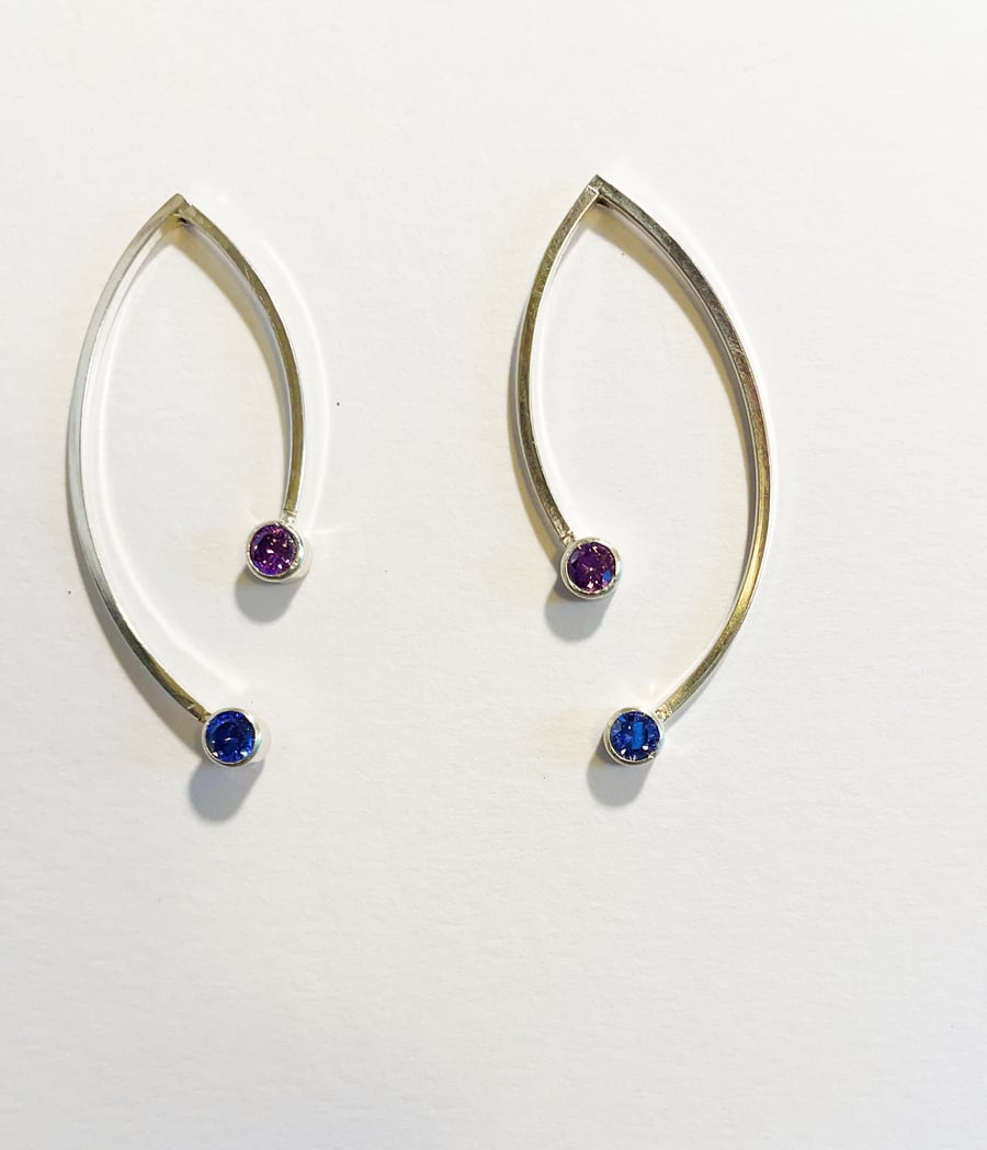 SALE Viola earrings