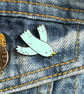 Granma's Bird Enamel Pin Badge 