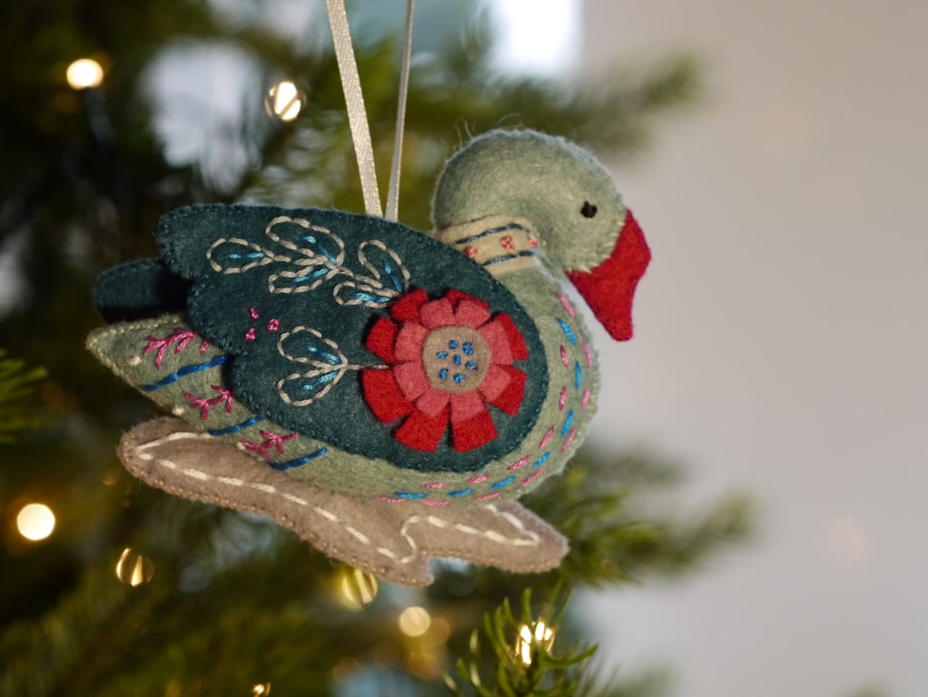 12 Days of Christmas Swan a Swimming