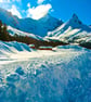 Canadian Rocky Mountains Icefields Parkway Canada Photograph Print - Image 1