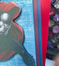 Luxury Superhero Thor Father's day or birthday card - Image 4