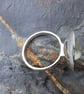 Luminous Moonstone Dome Ring A Whisper of Magic & Light. SILVER 925 - Image 7