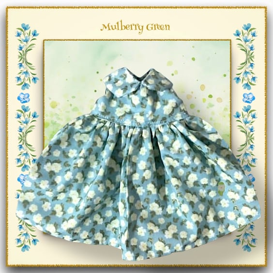 Gold Etched Floral Dress 