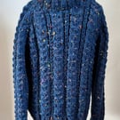 Hand Knitted Childs Neutral gender Jumper - Fits Age 4 - 5 years