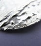 Hallmarked fine silver rose leaf necklace - Image 4