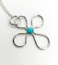 Turquoise cross necklace sterling silver hallmarked - Image 6
