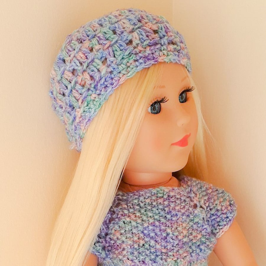 CROCHET PATTERN PDF Sail Away Hat for Doll