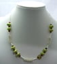Artisan Lampwork beads & handmade spiralled wire necklace - Image 4