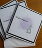 Pack of 3 Christmas Cards - Gnomes with Tree Lights - Image 5