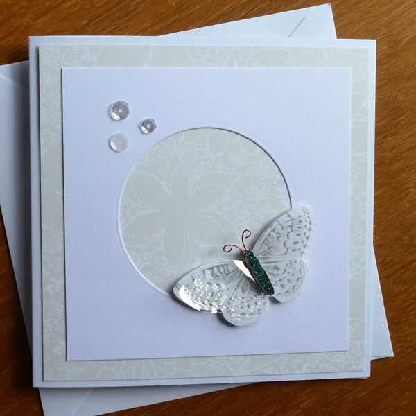 Blank Butterfly Card - Circle Aperture