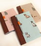 Summer Seconds Padded Notebook Cover in Blue, Notebooks, Notebook with Blue Dogs - Image 2