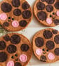 'Choc chip cookie' bookmark hand sewn in wool blend felt - Image 2