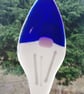 Fused Glass Gnome suncatcher, Thoughtful Gift - Image 1