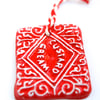 Festive Custard Cream decorations