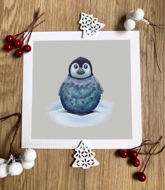 Baby Penguin Art Print