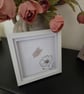 Handmade Sea Glass Butterfly Wall Art - Botanical Decor - Framed - Image 2