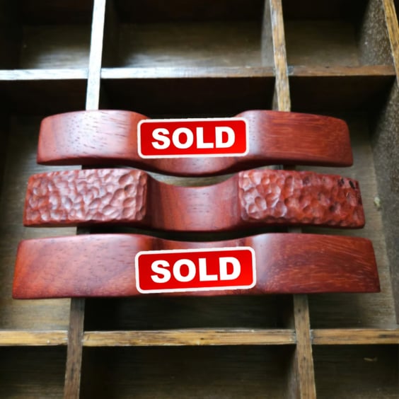 Padauk Open Top Page Holders