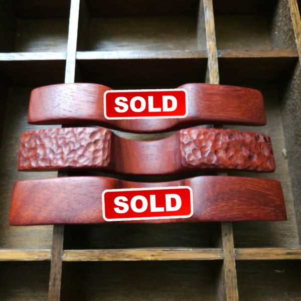 Padauk Open Top Page Holders