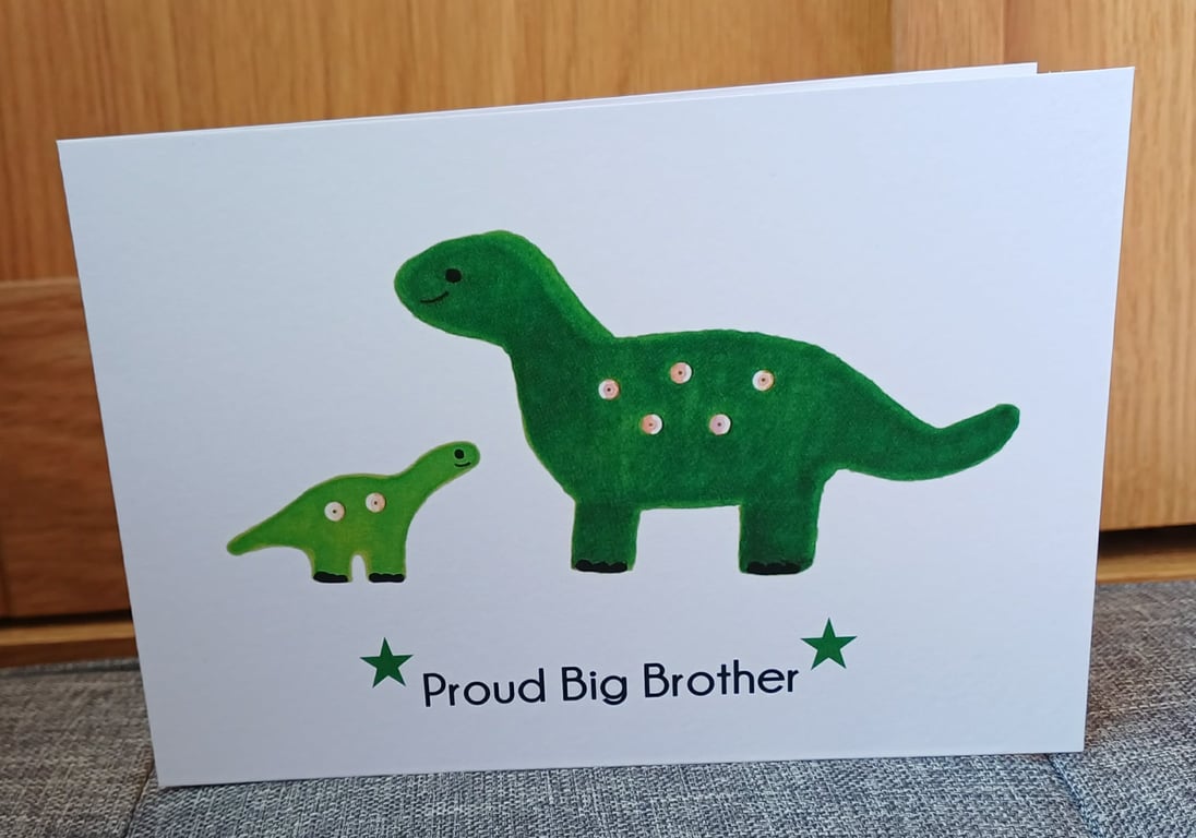 A6 Proud Big Brother Greeting Card