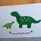 A6 Proud Big Brother Greeting Card