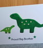 A6 Proud Big Brother Greeting Card