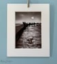 Fine Art Mono A4 Photograph - Promenading in Scarborough - Imagined Moons - Image 4