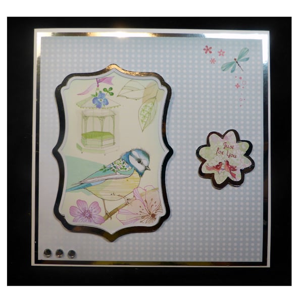 Just for you Bluetit and Dragonfly (JFY 483)