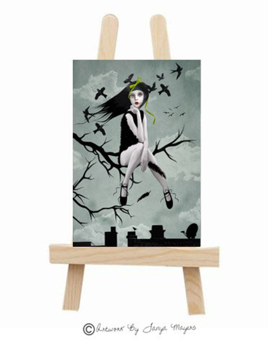 ACEO Art Card - In A World Of My Own