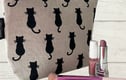 Cat themed makeup bags