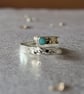 Silver Wrap Open Ring With Turquoise - Image 2