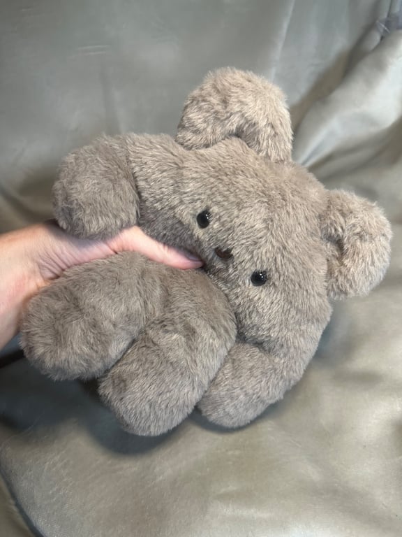 Handmade Yeti Bear, Brown, Weighted, Squishy, Soft, Emotional Support Plush