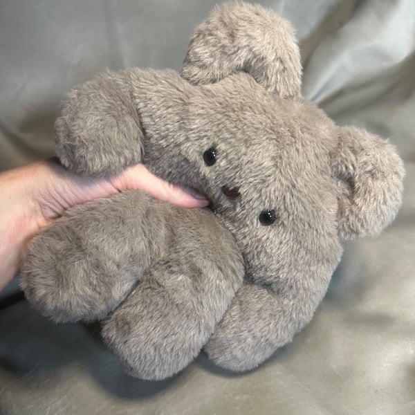 Handmade Yeti Bear, Brown, Weighted, Squishy, Soft, Emotional Support Plush