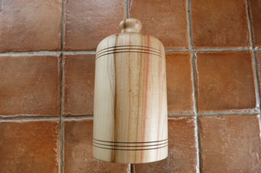 LATHE TURNED  CONTAINER